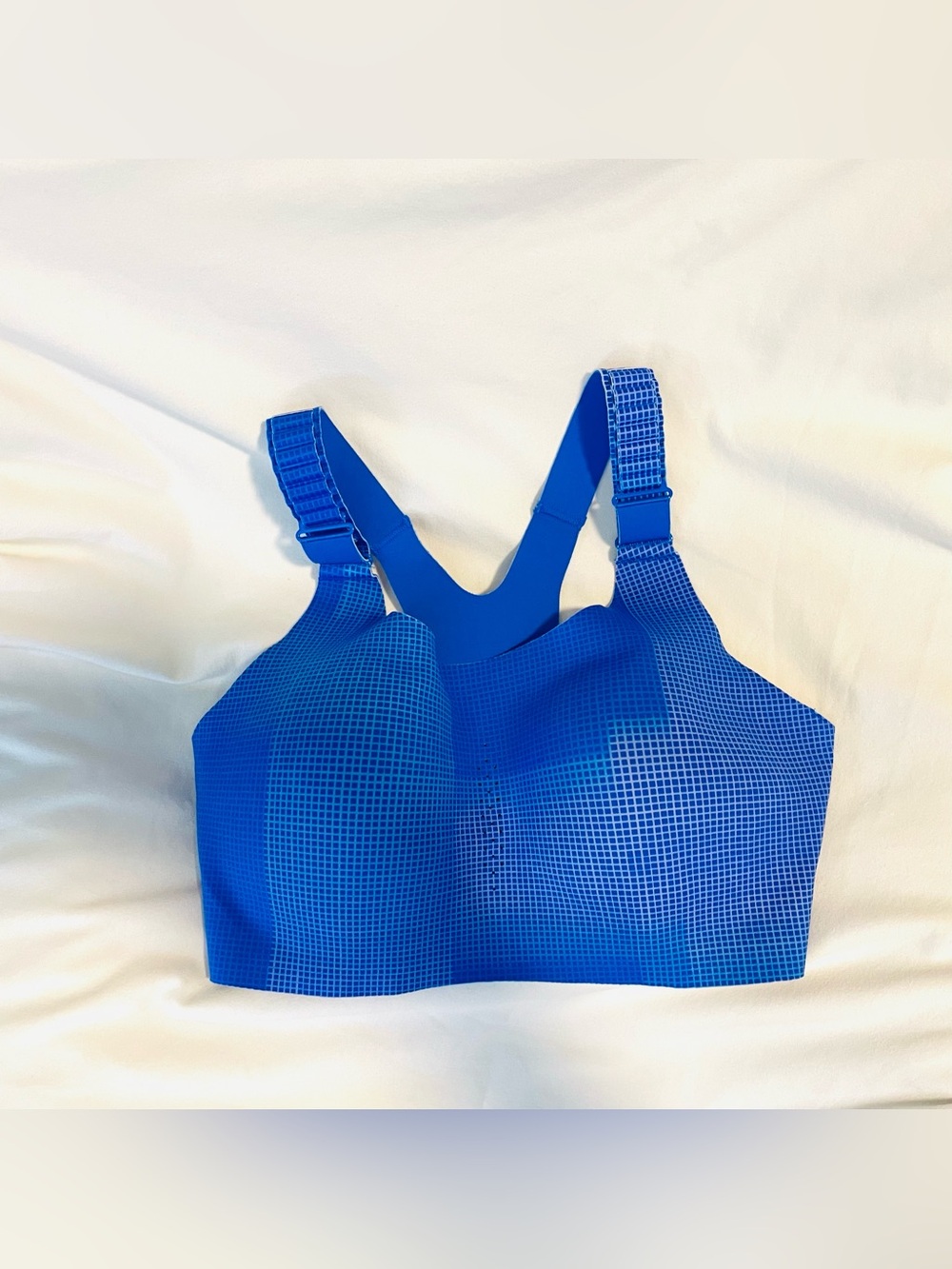 *EUC* BROOKS Sports Bra - Wmn Sz 32D - Blue - Wireless Racerback - #350085
